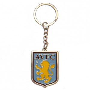 aston villa fc crest keyring