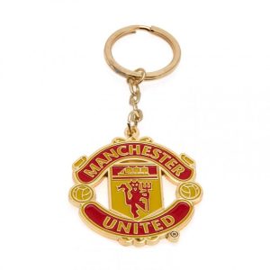 manchester united fc crest keyring