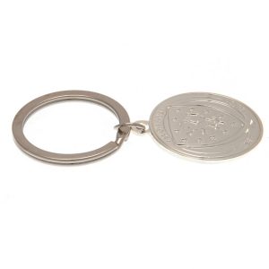 scotland silver plated keyring