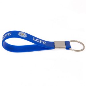 leicester city fc silicone keyring