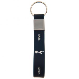 tottenham hotspur fc navy silicone keyring