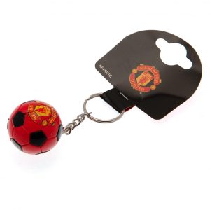 manchester united fc football keyring