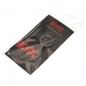 ac/dc pvc keyring
