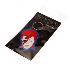 david bowie pvc keyring