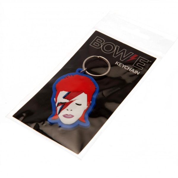 david bowie pvc keyring