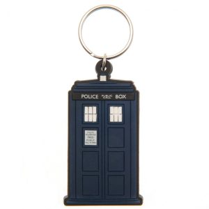 doctor who tardis pvc keyring