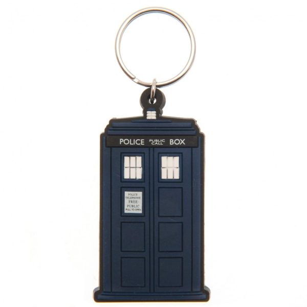 doctor who tardis pvc keyring