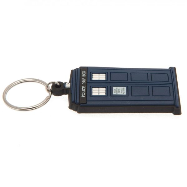 doctor who tardis pvc keyring