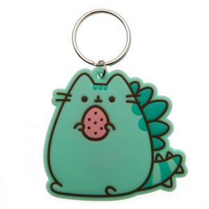 pusheen pusheenosaurus pvc keyring