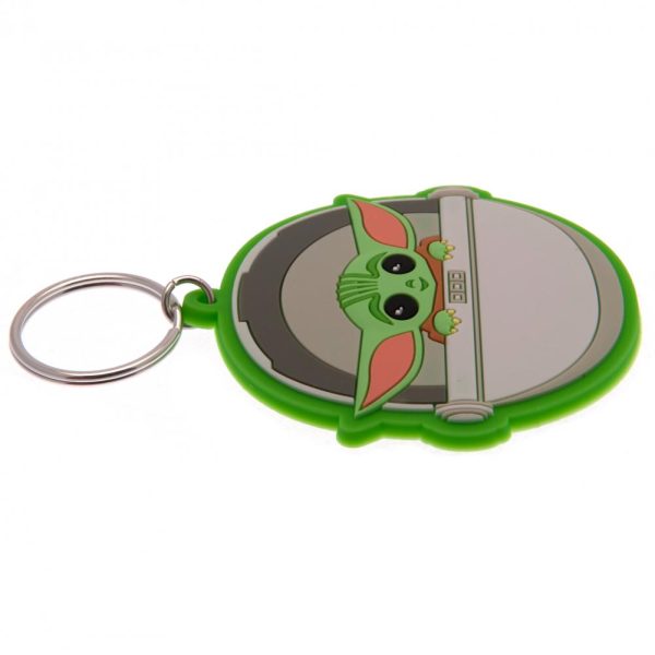 star wars: the mandalorian grogu pvc keyring