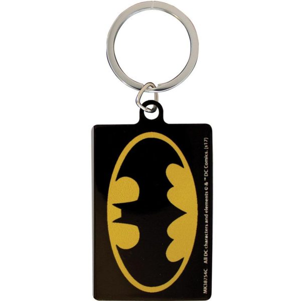 dc comics metal keyring batman