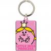 little miss princess metal keyring