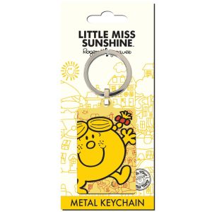 little miss sunshine metal keyring