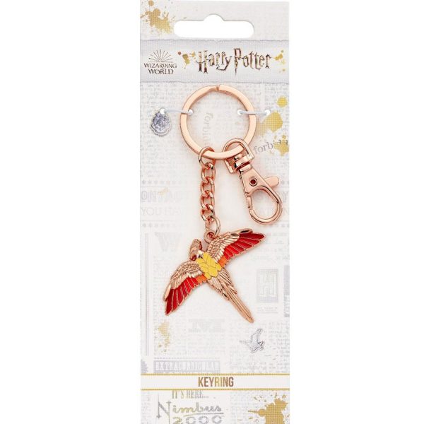 harry potter charm keyring fawkes