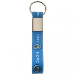 manchester city fc silicone keyring