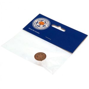 leicester city fc antique gold crest badge