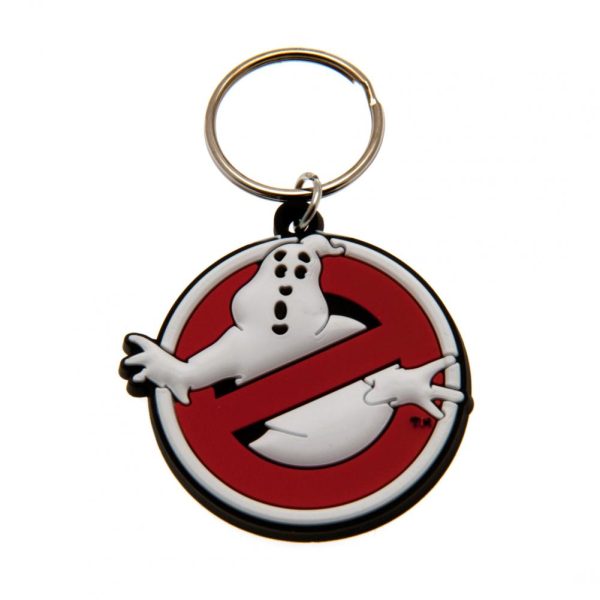 ghostbusters logo pvc keyring