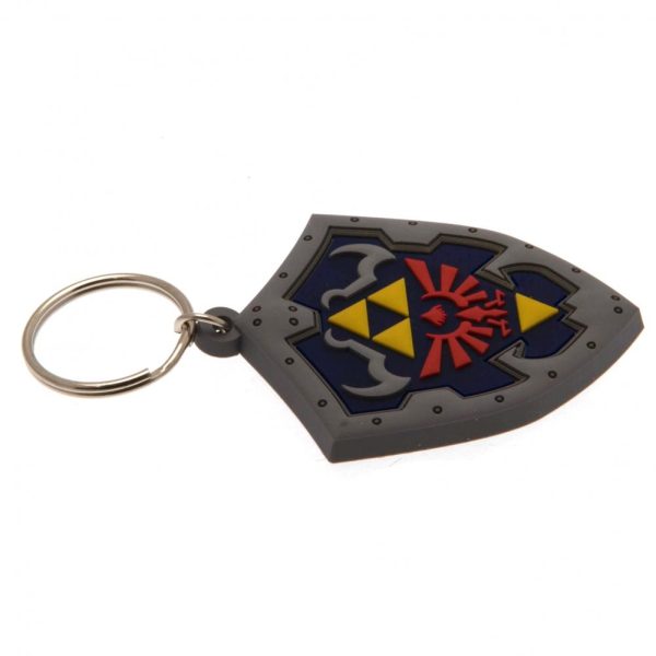 the legend of zelda shield pvc keyring