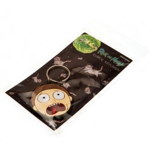 rick and morty scared morty pvc keyring