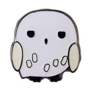 harry potter badge chibi hedwig owl