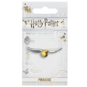 harry potter badge golden snitch