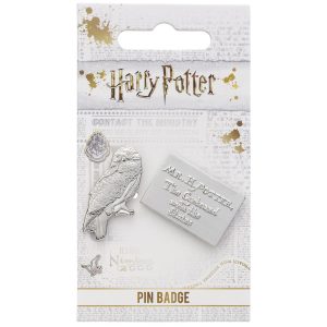 harry potter badge hedwig owl & letter