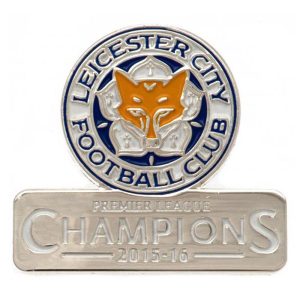 leicester city fc premier league champions badge