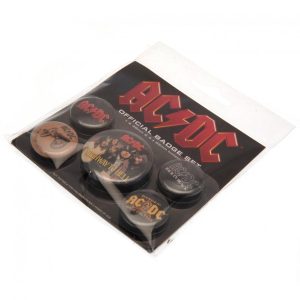ac/dc button badge set