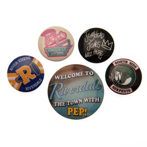 riverdale button badge set
