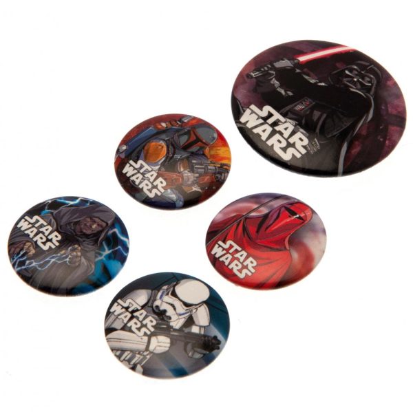 star wars button badge set