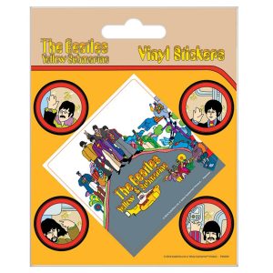 the beatles yellow submarine stickers