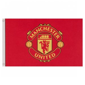 manchester united fc core crest flag