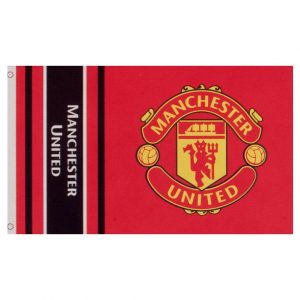 manchester united fc wordmark flag