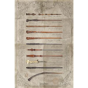 harry potter poster wands 161