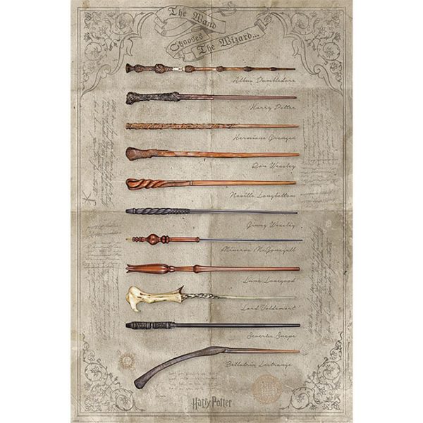 harry potter poster wands 161