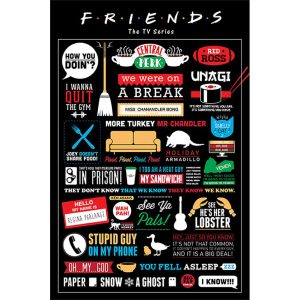friends poster infographic 150
