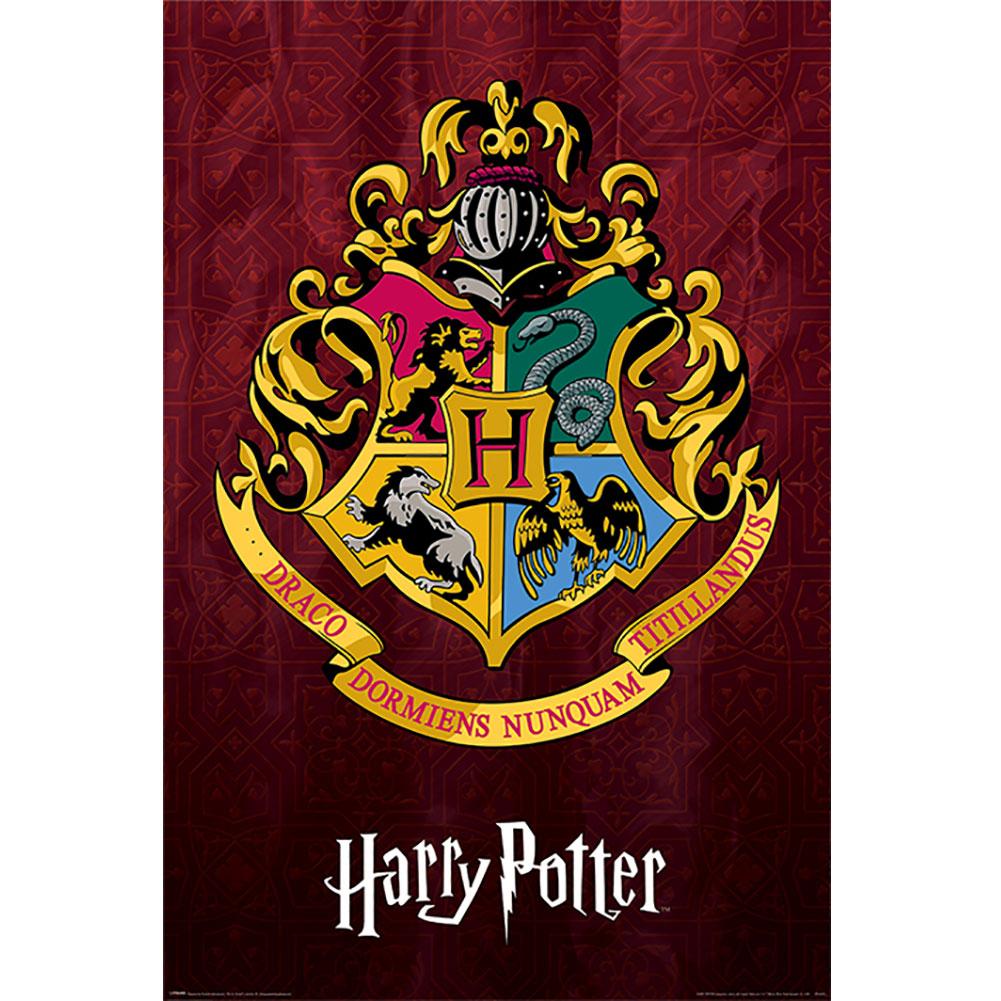 harry potter poster hogwarts crest 140