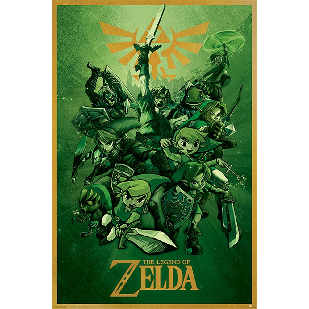 the legend of zelda poster link 141