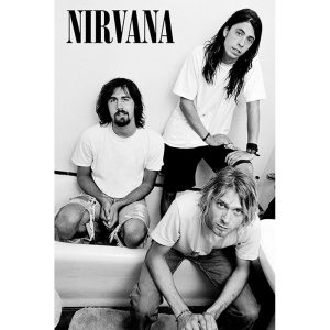 nirvana poster bathroom 75