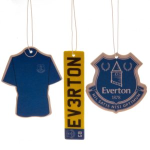 everton fc 3pk air freshener