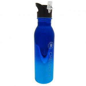 chelsea fc uv metallic drinks bottle