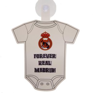 real madrid fc baby on board sign