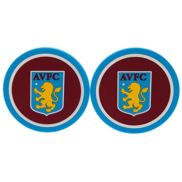 aston villa fc 2pk coaster set