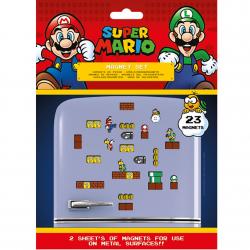 super mario fridge magnet set
