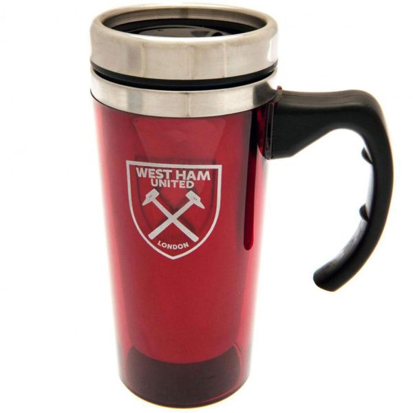 west ham united fc handled travel mug