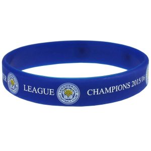 leicester city fc premier league champions silicone wristband