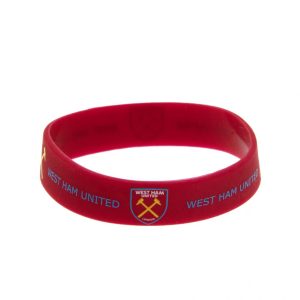 west ham united fc silicone wristband