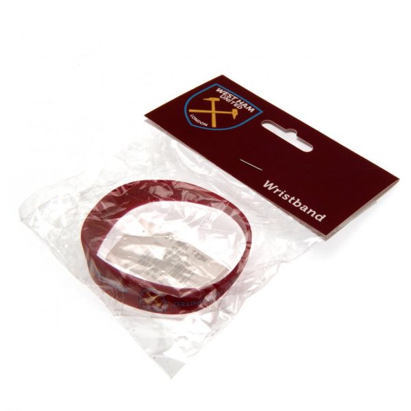 west ham united fc silicone wristband