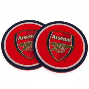 arsenal fc 2pk coaster set