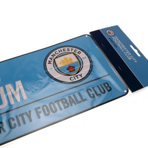 manchester city fc colour street sign